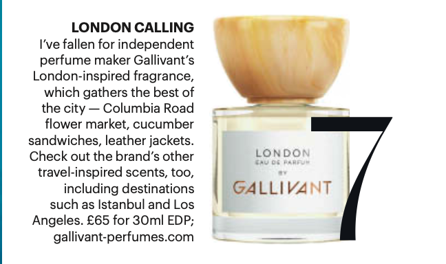 London Eau de Parfume GALLIVANT - Sunday Times Style