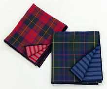 Load image into Gallery viewer, Face Towel / Red Tartan - FUJI GAUZE