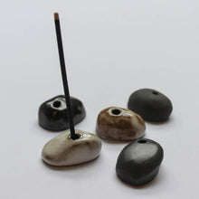 Load image into Gallery viewer, Incense Holder Koishi / Tanba (Dark Brown) - (ki:ts) x Kaoru Pottery