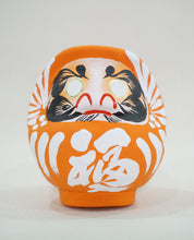 Load image into Gallery viewer, FUKU DARUMA / Size H 9cm / Orange - IMAI DARUMA NAYA