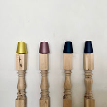 Load image into Gallery viewer, Luminous Silk Five Finger Crew Length Socks / Lilac- Yu-ito