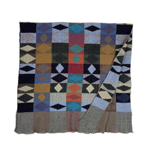 Load image into Gallery viewer, Cut Glass Scarf / Blue Mix - NUNO