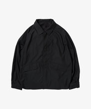 Load image into Gallery viewer, blouson black_swing top_front