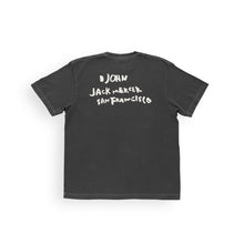 Load image into Gallery viewer, Back Logo Print T-shirts_charcoal_02
