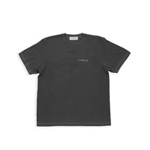 Load image into Gallery viewer, Back Logo Print T-shirts_charcoal_01