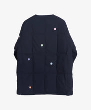 Load image into Gallery viewer, Crew Cardigan Recycled Down / Navy - Sillage