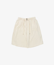 Load image into Gallery viewer, french terry circular short pants_ivory_front