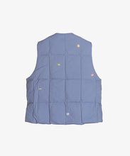 Load image into Gallery viewer, Gilet in Recycled Down / Blue - Sillage