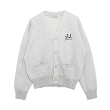 Load image into Gallery viewer, Embroidery Logo Cardigan_gray_01