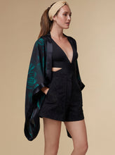 Load image into Gallery viewer, Kate - black / silk kimono top - KAYLL