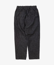 Load image into Gallery viewer, pantalon baggy black denim one wash back