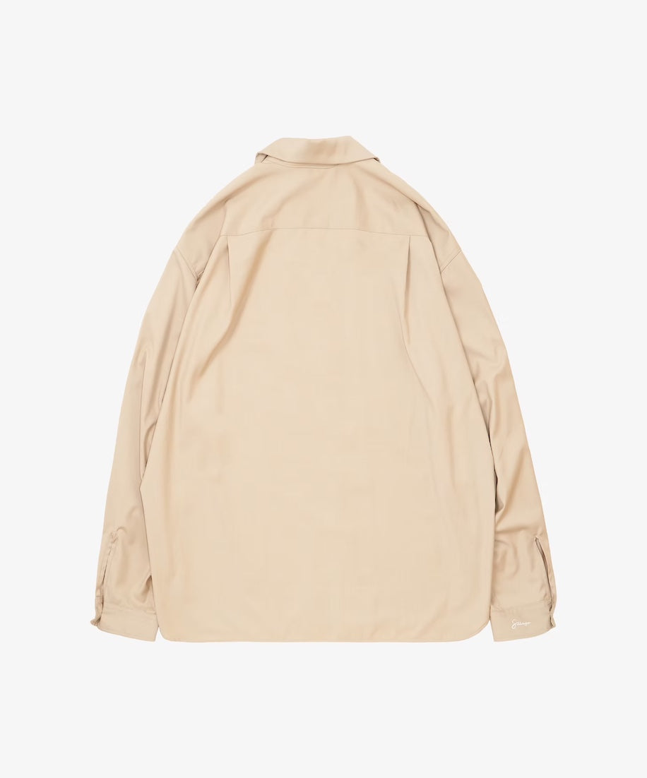 【sillage】Overshirts 2024SS Sillage Overshirt Long, White – Glasswing