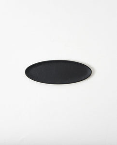 Oval Tray / Black / Small - Sumitani Saburo Shoten