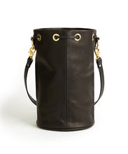 Load image into Gallery viewer, Drawstring Bag with 2 Way Shoulder Strap - L / Black - (ki:ts)