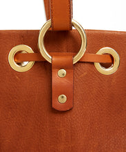 Load image into Gallery viewer, Drawstring Bag with 2 Way Shoulder Strap - L / Whisky - (ki:ts)