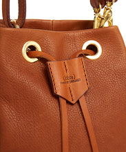 Load image into Gallery viewer, Drawstring Bag with 2 Way Shoulder Strap - L / Whisky - (ki:ts)