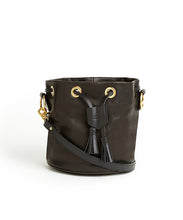 Load image into Gallery viewer, Drawstring Bag with 2 Way Shoulder Strap - S / Black - (ki:ts)