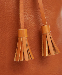 Drawstring Bag with 2 Way Shoulder Strap - S / Whisky - (ki:ts)