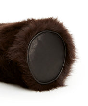 Load image into Gallery viewer, I-O Shearling Bucket - S / Brown Shearling & Black - (ki:ts)