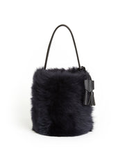 Load image into Gallery viewer, I-O Shearling Bucket - S / Navy Shearling & Black - (ki:ts)