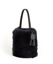 Load image into Gallery viewer, I-O Shearling Bucket - S / Navy Shearling & Black - (ki:ts)