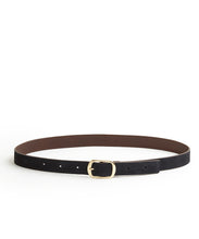 Load image into Gallery viewer, Suede Contrast Belt - 30 / Midnight & Dark Brown (ki:ts)