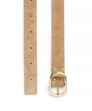 Load image into Gallery viewer, Suede Contrast Belt - 30 / Fawn & Natural - (ki:ts)