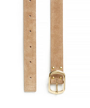 Load image into Gallery viewer, Suede Contrast Belt - 30 / Fawn &amp; Natural - (ki:ts)