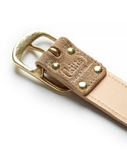 Load image into Gallery viewer, Suede Contrast Belt - 30 / Fawn & Natural - (ki:ts)