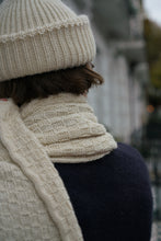 Load image into Gallery viewer, Baby Alpaca Muffler Scarf / Grey- Yu-Ito