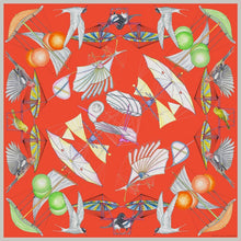 Load image into Gallery viewer, Scarf / Ornithopter Coral / Orange / CU203 - SWASH LONDON