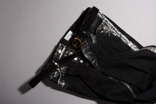 Load image into Gallery viewer, Suede Contrast Belt - 30 / Black & Midnight - (ki:ts)