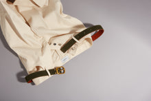 Load image into Gallery viewer, Suede Contrast Belt - 30 / Olive & Tan (ki:ts)