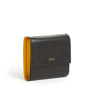 Load image into Gallery viewer, Contrast Wallet / Black - Sunflower - (ki:ts)