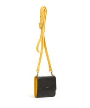 Load image into Gallery viewer, Contrast Wallet / Black - Sunflower - (ki:ts)