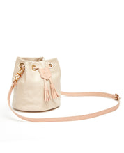 Load image into Gallery viewer, Drawstring Bag with 2 Way Shoulder Strap - S / Cafe Latte - (ki:ts)