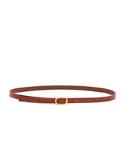 Load image into Gallery viewer, Plait Emboss Narrow Belt / Brown - (ki:ts)