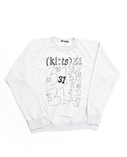 Load image into Gallery viewer, 31 31 31 Sweatshirt / Gray - (ki:ts) x Black Score