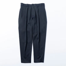 Load image into Gallery viewer, Tapered Cropped Trousers / Dark Navy - (ki:ts) x WWS