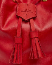 Load image into Gallery viewer, Drawstring Bag with 2 Way Shoulder Strap - S / Cherry Red- (ki:ts)