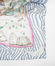 Load image into Gallery viewer, Scarf / Candyland Marinere / Multi & Blue / CU238 - SWASH LONDON