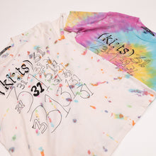 Load image into Gallery viewer, 31 31 31 T-shirt Tie Dye / Multi - (ki:ts) x Black Score