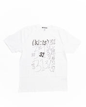 Load image into Gallery viewer, 31 31 31 T-shirt / White - (ki:ts) x Black Score