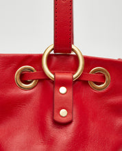 Load image into Gallery viewer, Drawstring Bag with 2 Way Shoulder Strap - S / Cherry Red- (ki:ts)