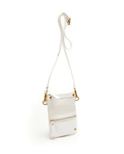 Load image into Gallery viewer, Fold Purse with shoulder strap / White - (ki:ts)