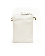 Load image into Gallery viewer, Fold Purse with shoulder strap / White - (ki:ts)