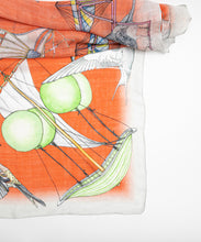 Load image into Gallery viewer, Scarf / Ornithopter Coral / Orange / CU203 - SWASH LONDON