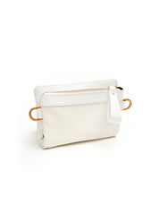 Load image into Gallery viewer, Fold Purse with shoulder strap / White - (ki:ts)