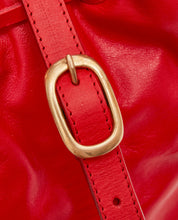 Load image into Gallery viewer, Drawstring Bag with 2 Way Shoulder Strap - S / Cherry Red- (ki:ts)