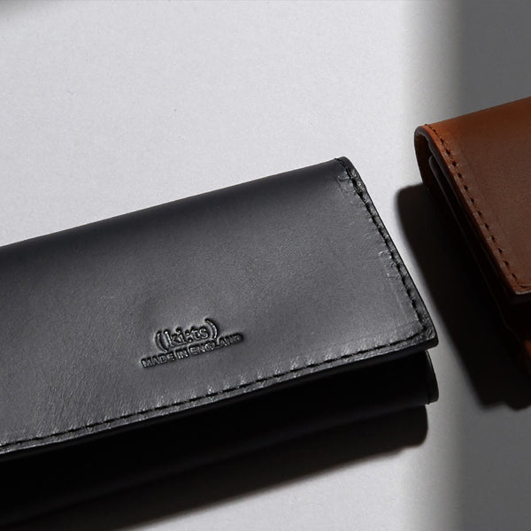 (ki:ts) Card Case - Hard Leather / Black colour